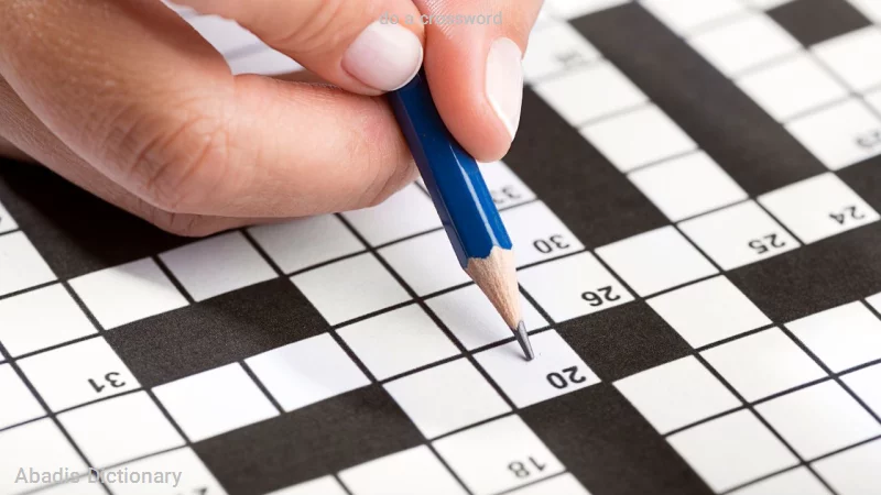 do a crossword